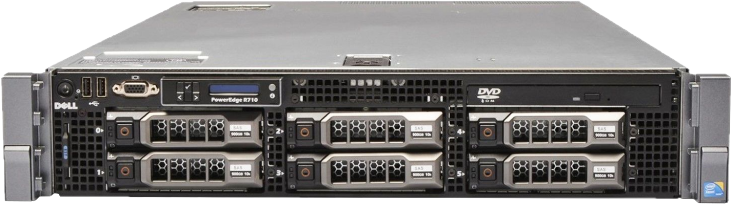 Dell PowerEdge R710 - hier mit 2.5\" Einschüben